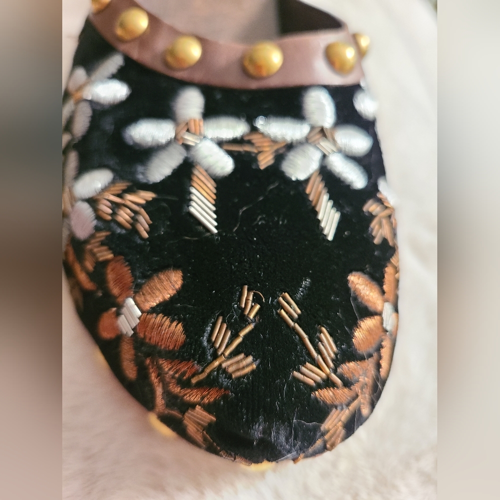 Miu Miu vintage embroidered clogs - Picture 4 of 9